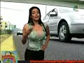 Sugey Abrego se vistio de Encaje Celeste  Matutino Express