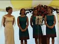 The Rendall sisters aka The Decibels sing at Todd and Madeleine's wedding in England