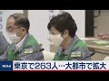 東京で263人感染確認（2020年8月5日）
