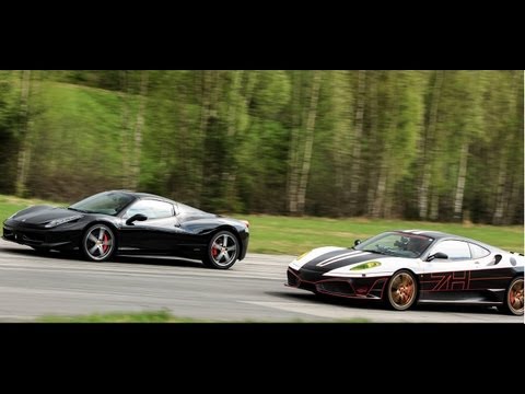scuderia - https://www.facebook.com/GTBOARD Ferrari 458 Spider vs 430 Scuderia GTBOARD.com Event May 2013 http://instagram.com/gtboard.