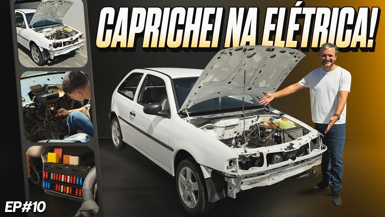 Quando desmontou a verdade apareceu! Elétrica toda no Gol CL aspirado!