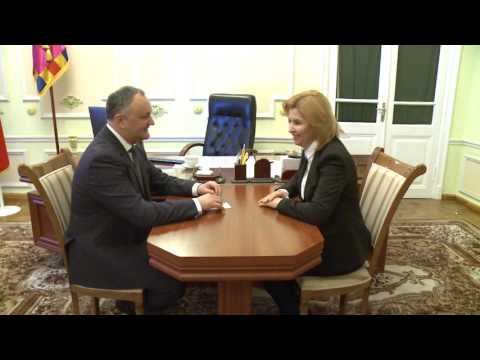 Președintele Republicii Moldova, Igor Dodon, a avut o întrevedere cu Bașcanul Autonomiei Găgăuze, Irina Vlah. 
