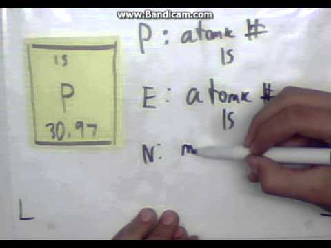 how to know number of protons