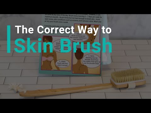The correct way to skin brush!