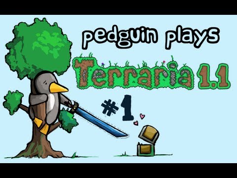 Terraria 1.1 - The first day of Pedguin's new world! This playthrough is starting with Mid-tier gear so we can get right into the 1.1 Hardmode for terraria!