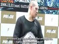 Fedor on the departure of Cro Cop Fedor on the departure of Cro Cop