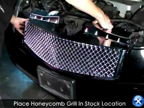 Spec-D Honeycomb Mesh Grille | 2003-2007 Cadillac CTS