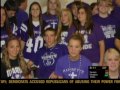 Maria Parmigiani checks out the Student Senate at Marinette High School.