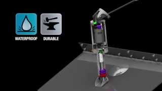 United Plastic Molders Brackets Green 3 Ounce - Secures Push Poles/Landing Nets