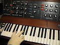 minimoog synthesizer short demo 1