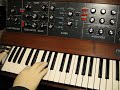 minimoog synthesizer short demo 1