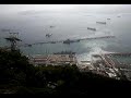 En la cumbre del peñón de gibraltar