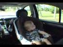 Garrett (16 mos) and Dad driving to swim lessons
