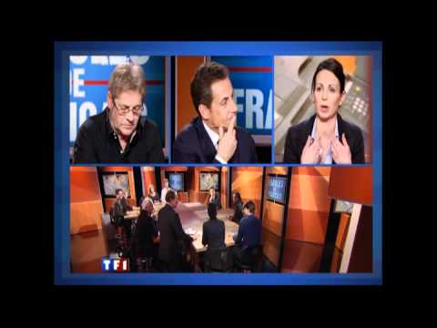 Emission télévisée sur TF1 : Nicolas Sarkozy répond à 9 Français dans "Paroles de Français"