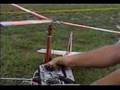 Autogyro rc com fuselagem de um avião trainer