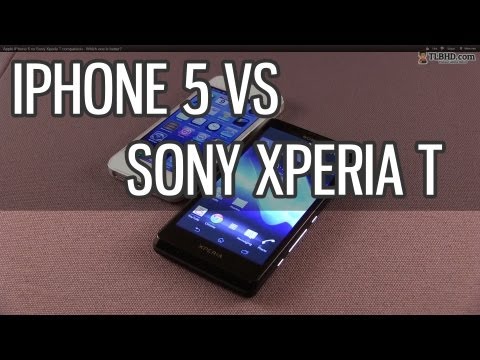 Apple iPhone 5 vs Sony Xperia T review comparison