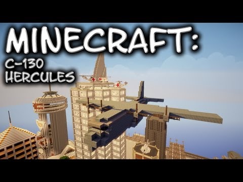 how to make a c130 in minecraft