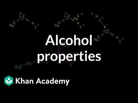Alcohol Properties