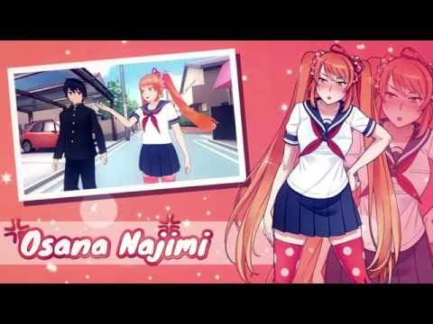 osana najimi, senpai, and rival-chan (yandere simulator)
