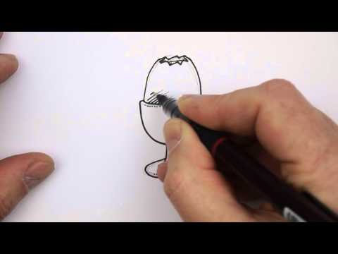 How to draw an Egg Cup Real Easy