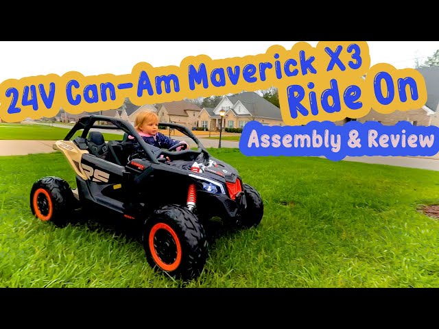 2023 BRAND NEW KIDS 24V RIDE ON CAN AM MAVERICK / 4 WHEEL DRIVE  in ATVs in Brandon