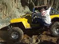 Jeep climbing rock at terminator trail, Table Mesa AZ