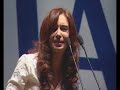 Cristina Fernandez en cierre de campa�a en La Matanza 1b