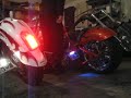 Yamaha V-Star Cobra Exhaust Sound Vs Chopper Exhaust Sound!