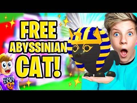 How To Get The ABYSSINIAN CAT FREE in Roblox Adopt Me! Prezley