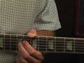 Learn electric blues guitar scale lick to comp chords lesson