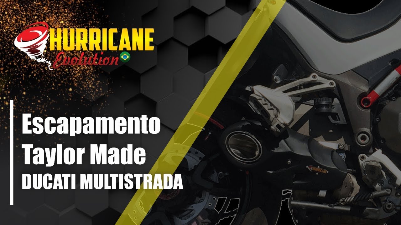 Capa do vídeo  Escapamento Hurrimade Evolution - Ducati Multistrada S 2015 a 2019