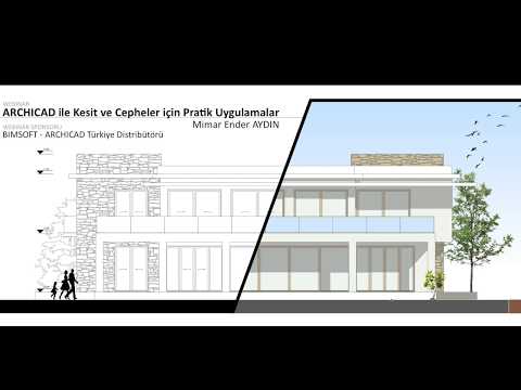 ARCHICAD - Kesit ve Cepheler için Pratik Uygulamalar (BIMSOFT & ENDER AYDIN)