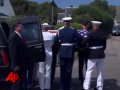Raw Video: Kennedy motorcade leaves Hyannis Port