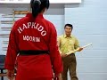 Hapkido Master breaks baseballl bat