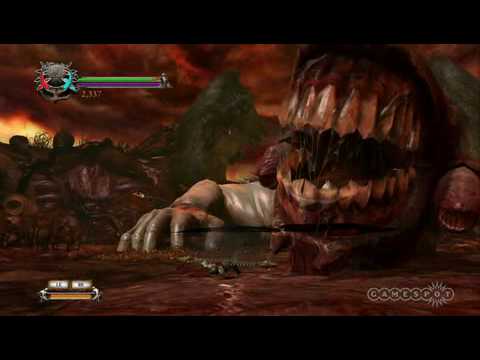 Dante's Inferno - Cerberus Battle Gameplay Movie Battle