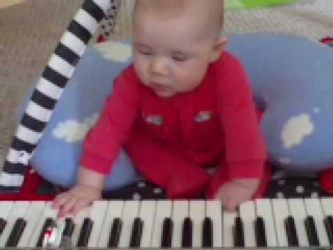 More of Theo playing the keyboard, REALLY?