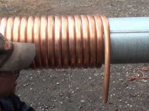 heater - Intent here is to utilized the galvanized pipe as means of making the coil. It will not be installed anywhere. Further intent is that the coil should not mak...