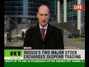 Russian markets slump to a halt Russian markets slump to a halt