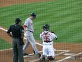 Kevin Youkillis drives in Pedroia, Jason Bay flys out