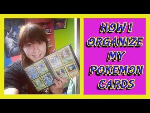 how to organize pokemon cards