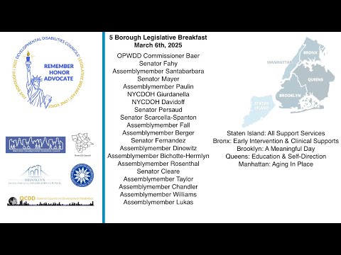 2025 5 Borough Legislative Breakfast Recording – Brooklyn Developmental ...