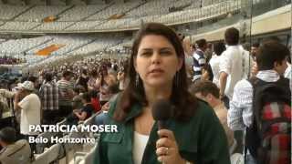 VÍDEO: Autoridades e jornalistas prestigiam a cerimônia de entrega do novo Mineirão