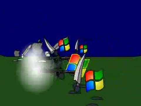 macvspc - The Mac and the PC fight. Be sure to see the sequels. There are 5 episodes total. Created with