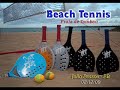 Beach tennis na praia de Tambaú