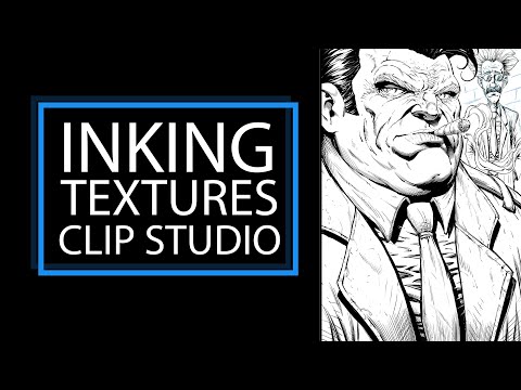Inking Clothing Textures in Clip Studio Paint