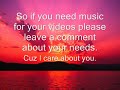 Let me make your muzic