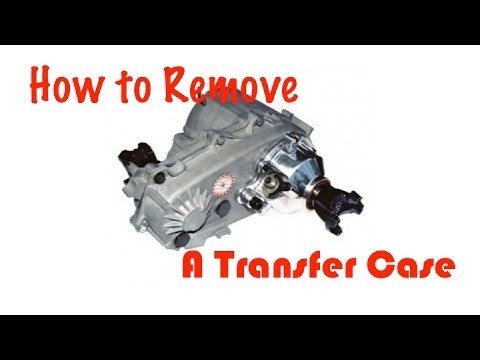 how to remove zj transfer case