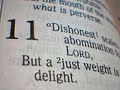 PROVERBS 11 (the 11th day of the month)
