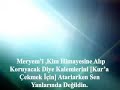 Hz.Meryem Oğlu Hz.İsa [A.S] I