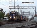SEPTA Gel Trains leaving Lansdale October 16 2008 SEPTA Gel Trains leaving Lansdale October 16 2008
